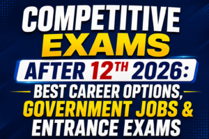 Competitive Exams After 12th 2026: Best Career Options, Government Jobs & Entrance Exams