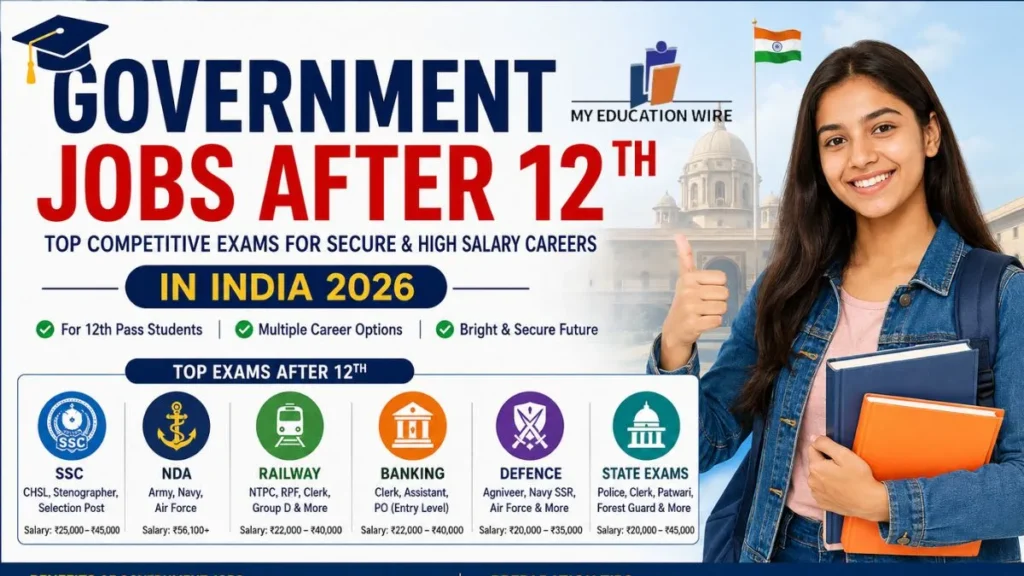 Government jobs after 12