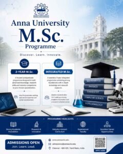 anna university Msc Courses