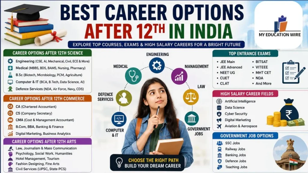 Top career options after 12th