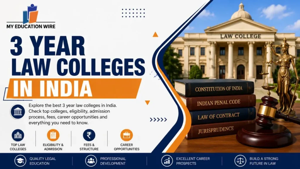 3 Year Law Colleges in India