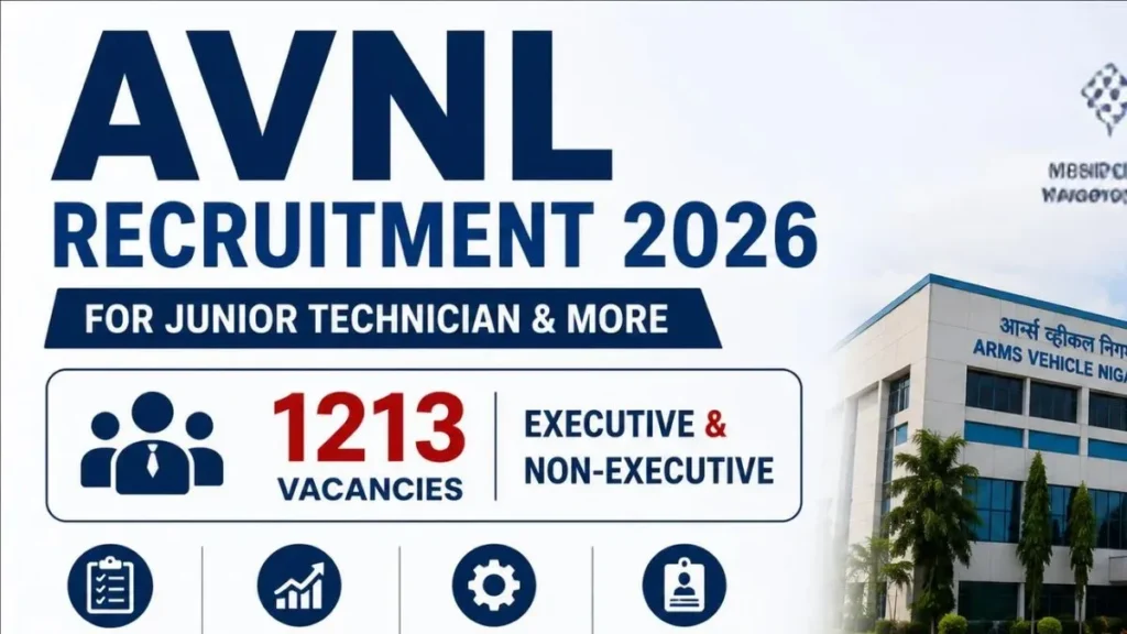 AVNL 2026 Recruitment