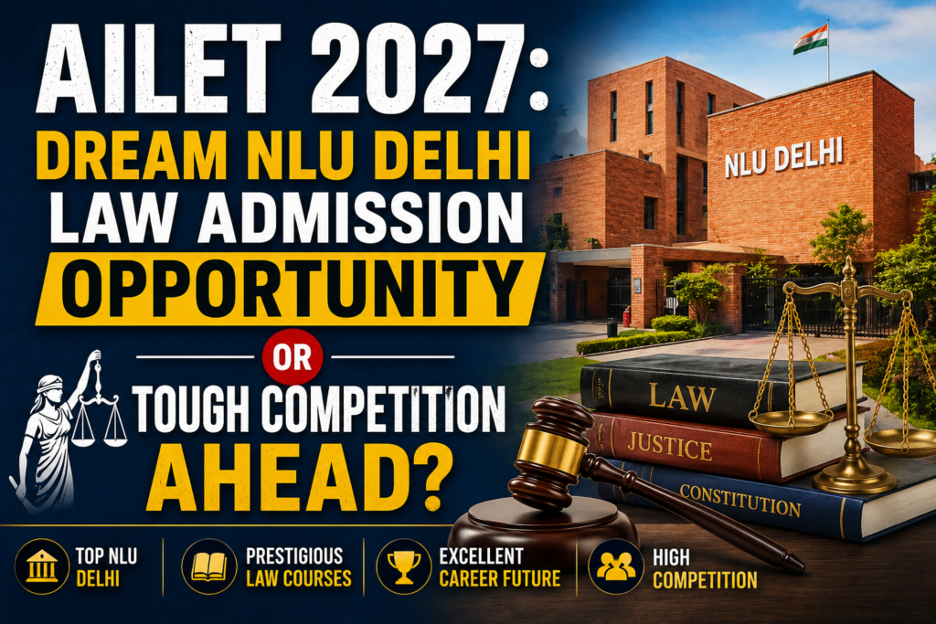 AILET 2027: Dream NLU Delhi Law Admission Opportunity or Tough Competition Ahead?