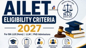 AILET Eligibility Criteria 2027
