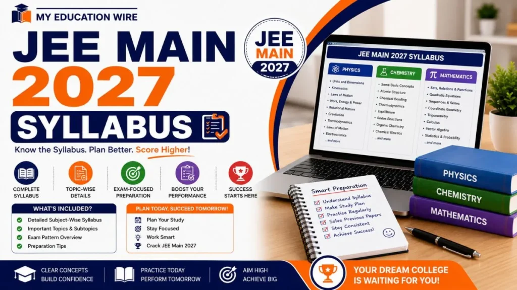 JEE Main 2027 Syllabus