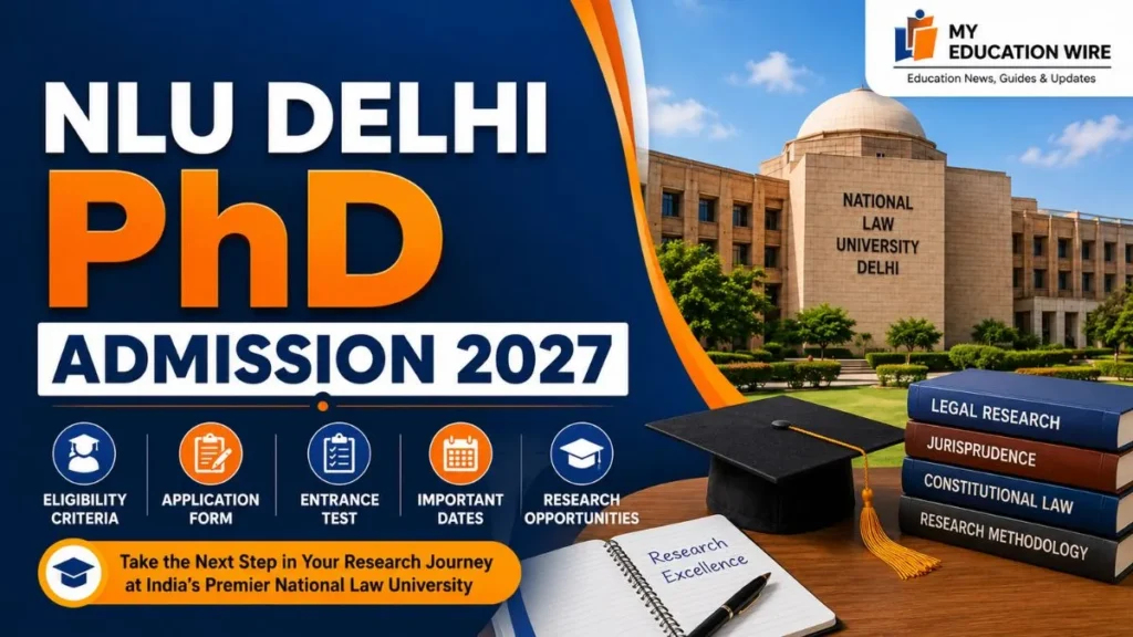 NLU Delhi PhD Admission
