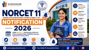 NORCET 11 Notification 2026