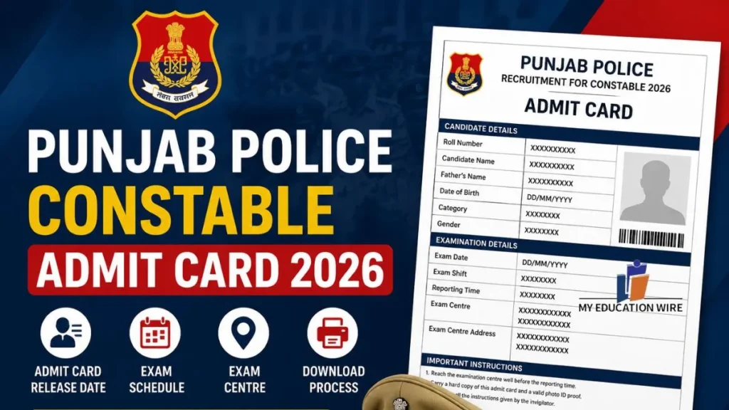 Punjab Police Hall Ticket 2026