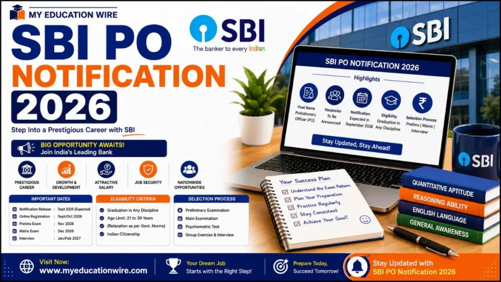 SBI PO Notification 2026