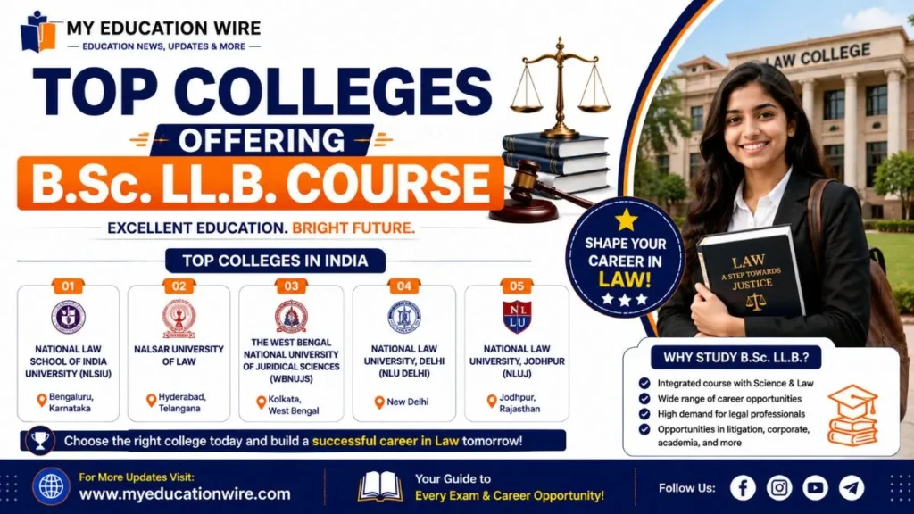 Top Colleges Offering B.Sc. LL.B. Course