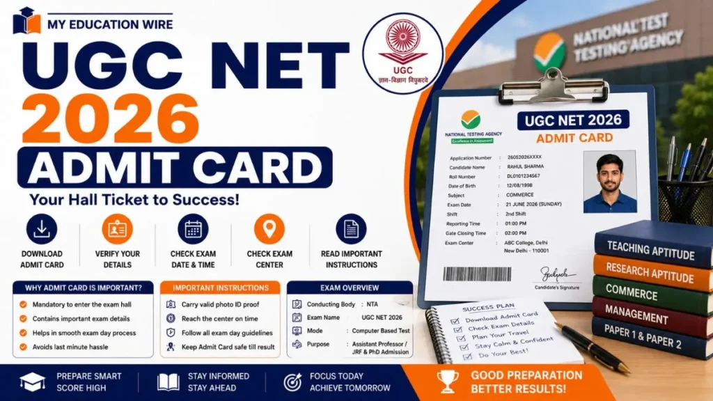 UGC NET 2026 Admit Card
