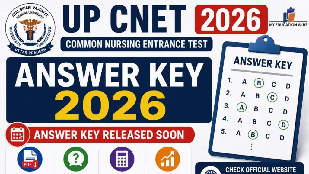UP CNET Answer Key 2026