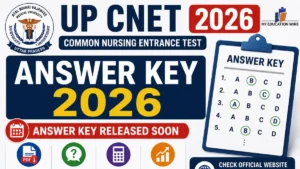 UP CNET Answer Key 2026