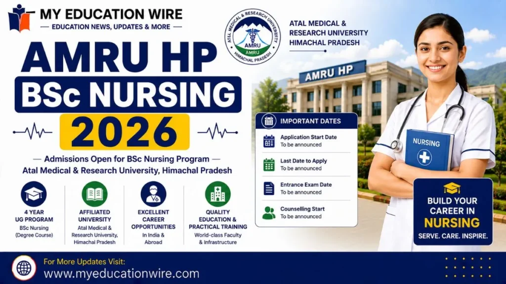 AMRU HP BSc Nursing 2026
