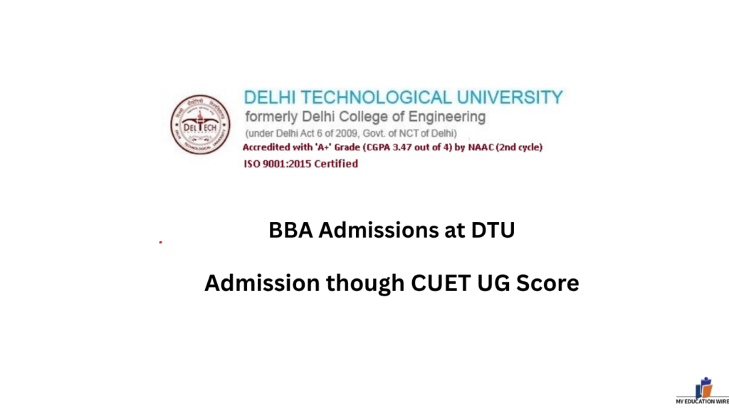 BBA Admissions at DTU