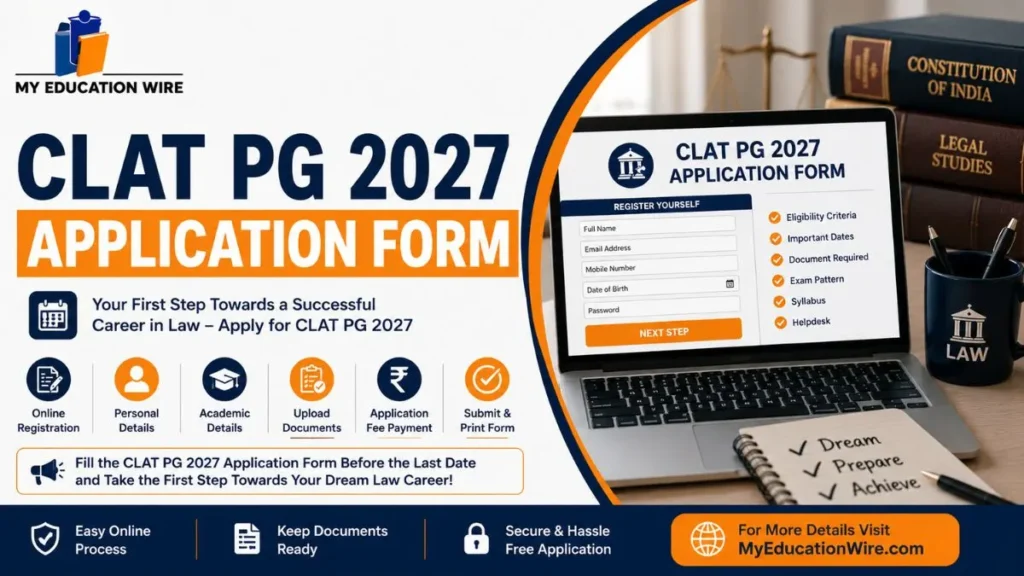 CLAT PG 2027 Application Form