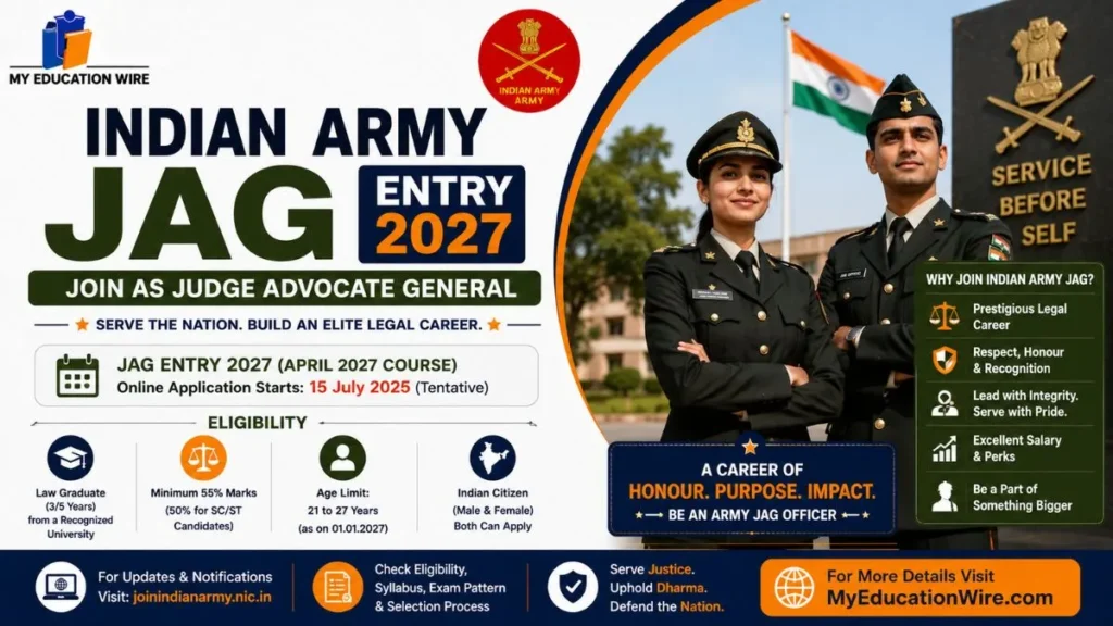 Indian Army JAG Entry 2027