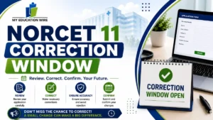 NORCET 11 Correction Window