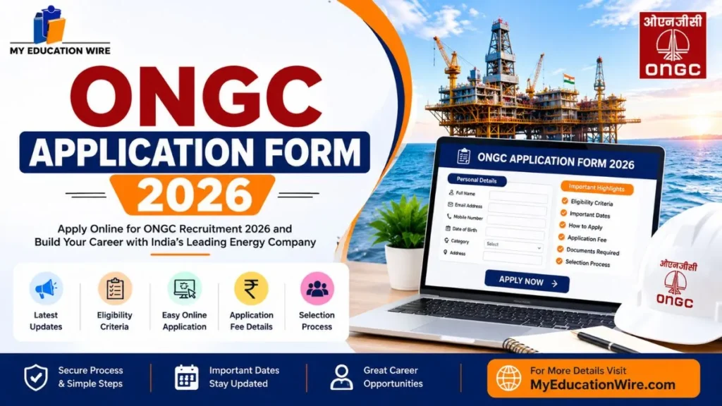 ONGC Application Form 2026