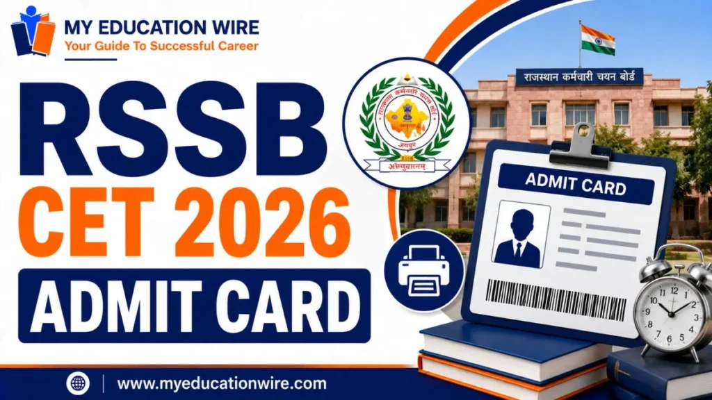 RSSB CET 2026 Admit Card