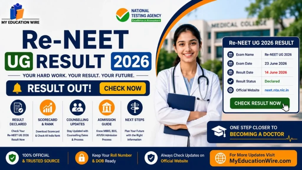 Re NEET UG Result 2026