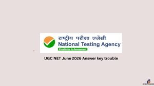 UGC NET June 2026 Answer key trouble