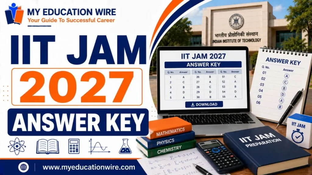 iit jam answer key 2027