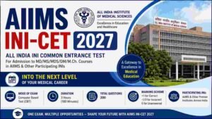 AIIMS INI-CET PG July 2027: Application Form, Exam Date