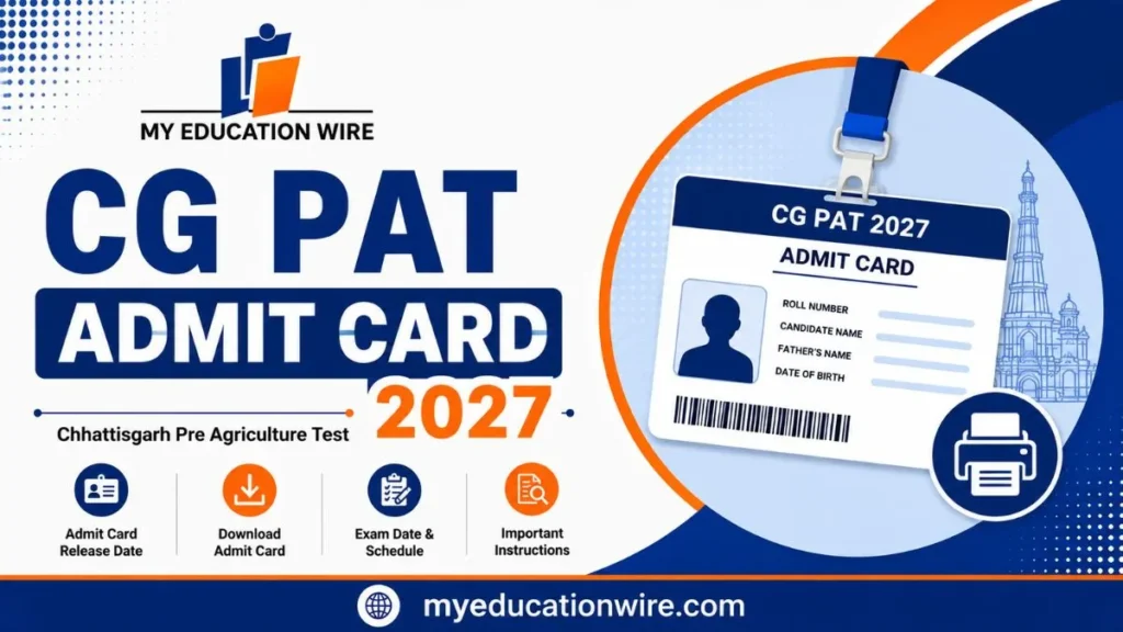 CG PAT Admit Card 2027