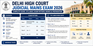 Delhi Higher Judicial Service Mains Exam 2026: exam date released