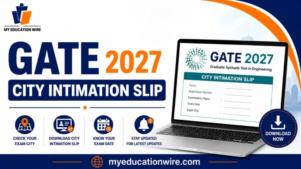 GATE 2027 City Intimation Slip
