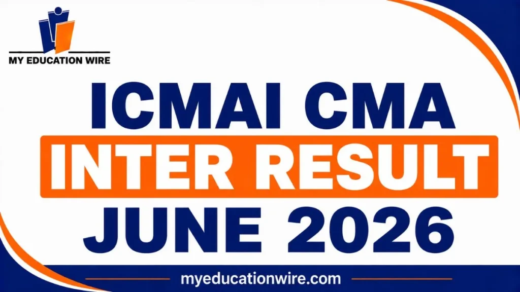 ICMAI CMA Inter Result June 2026