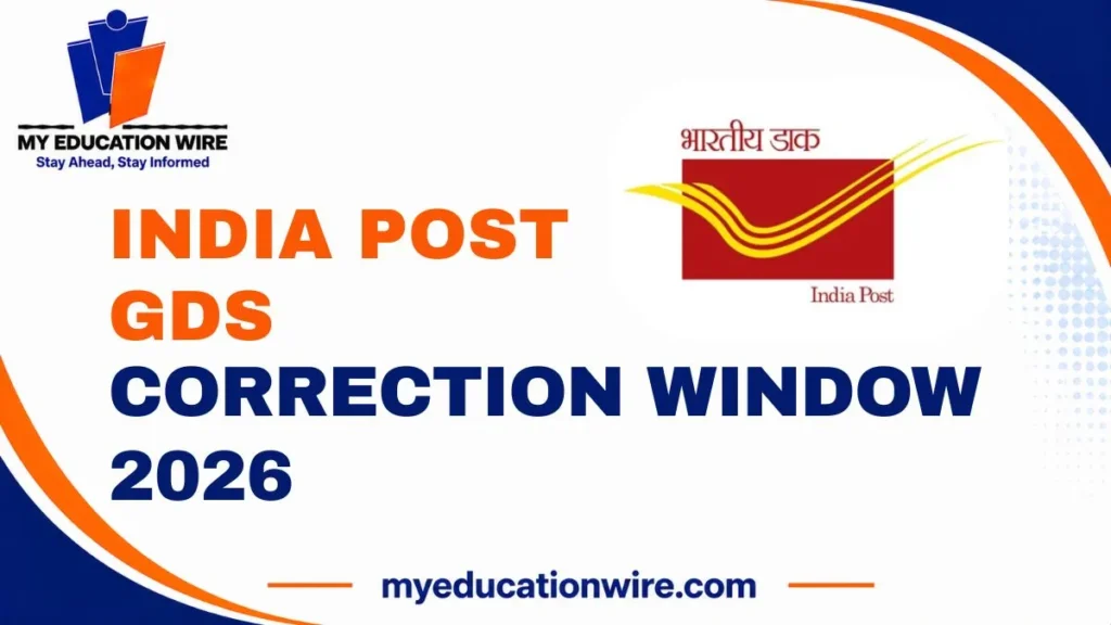 India Post GDS Correction Window 2026