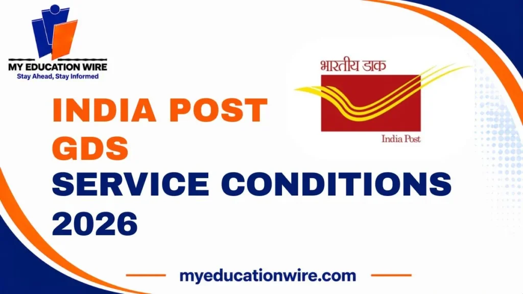 India Post GDS Service Conditions 2026