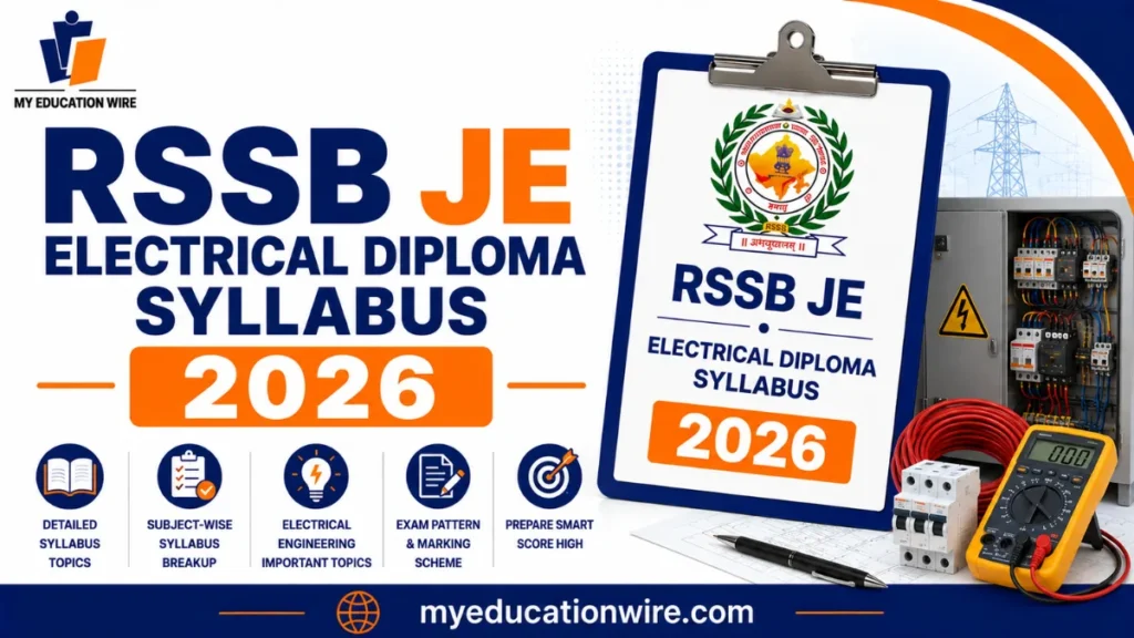 RSSB JE Electrical Diploma Syllabus 2026