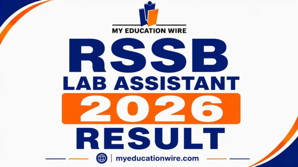 RSSB Lab Assistant Result 2026
