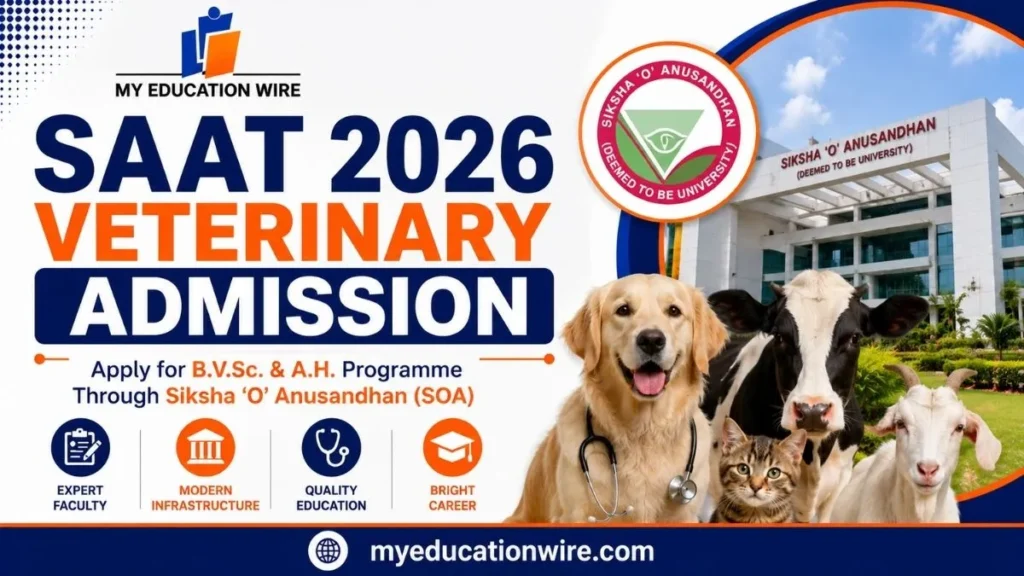 SAAT 2026 Veterinary Admission