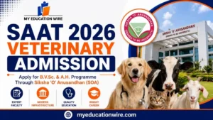SAAT 2026 Veterinary Admission