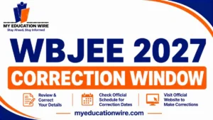 WBJEE 2027 Correction Window