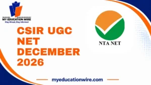 CSIR UGC NET December 2026