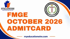 FMGE October 2026 Admit Card
