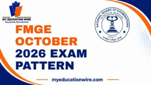 FMGE October 2026 Exam Pattern