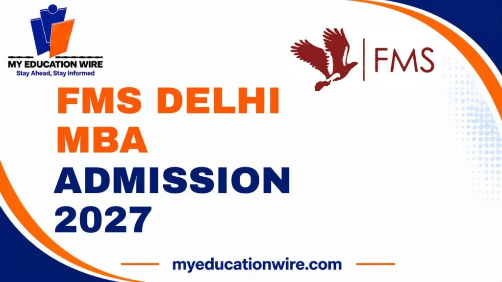 FMS Delhi MBA Admission 2027