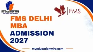 FMS Delhi MBA Admission 2027
