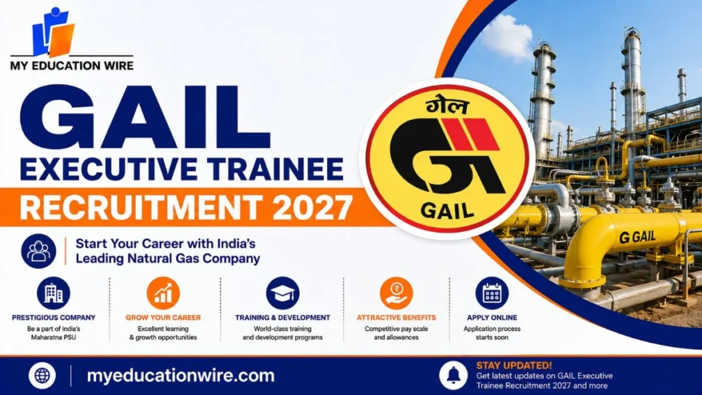 GAIL Executive Trainee Recruitment 2027