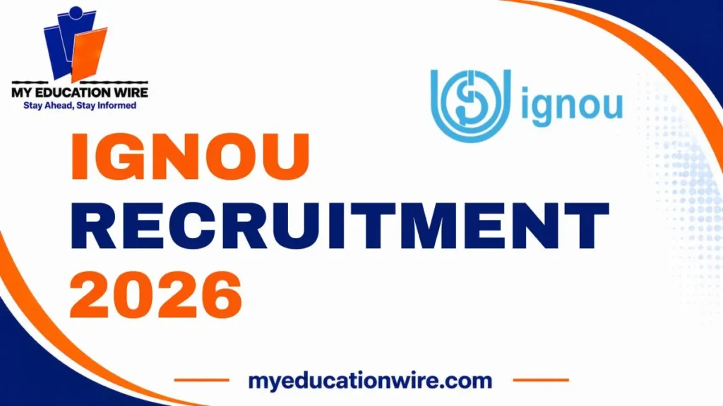 IGNOU Recruitment 2026