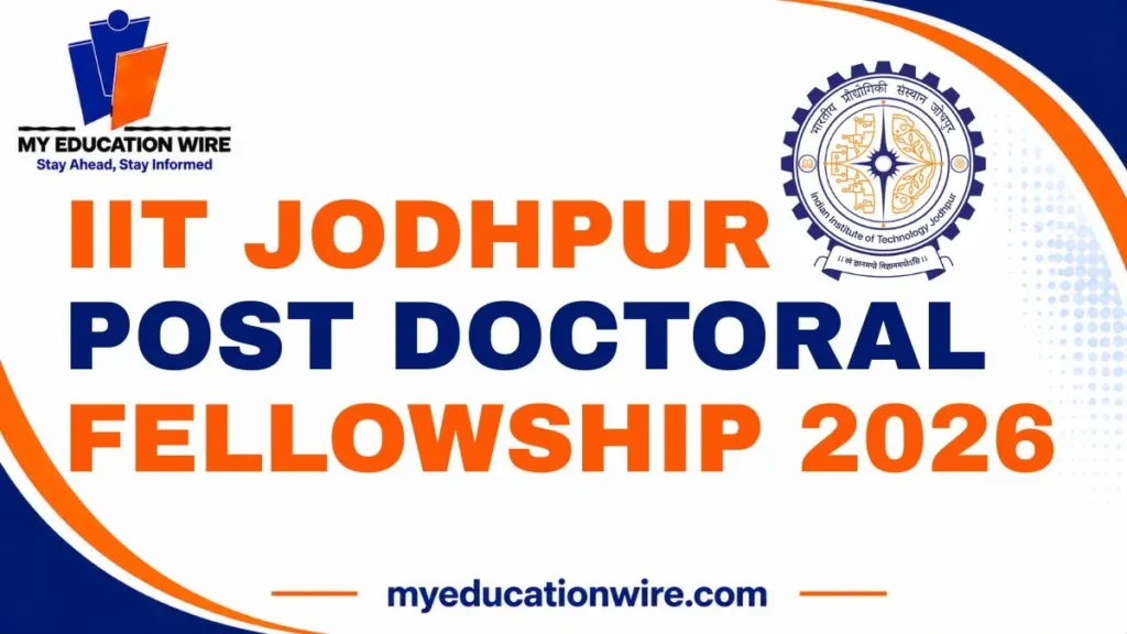 IIT Jodhpur Post Doctoral Fellowship 2026