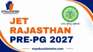 JET Rajasthan Pre-PG 2027