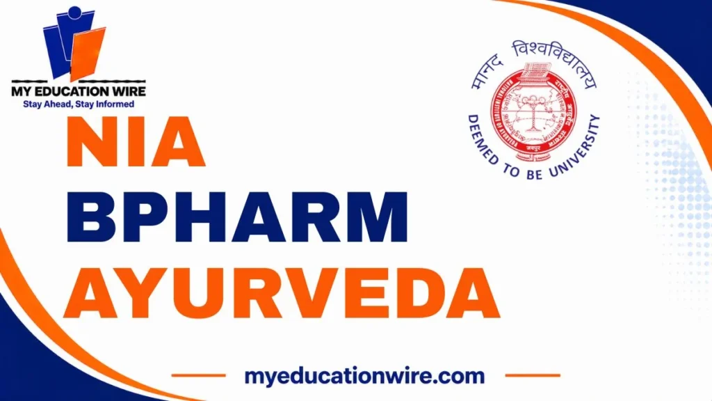 NIA BPharm Ayurveda