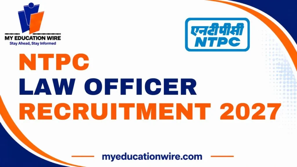 NTPC Law Officer Recruitment 2027